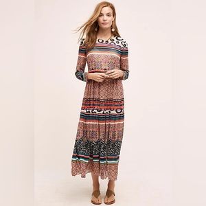 Donna Morgan Anthropologie maxi dress